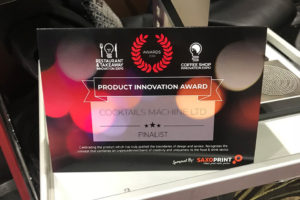 Cocktails Machine 2018 award Product Innovation